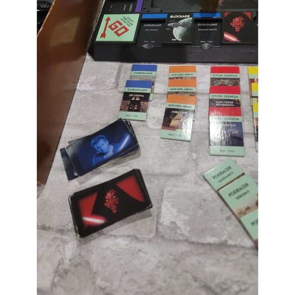 Monopoly Star Wars Episode 1 3D Collectors Edition Board Game 1999 Complete - Picture 6 of 16